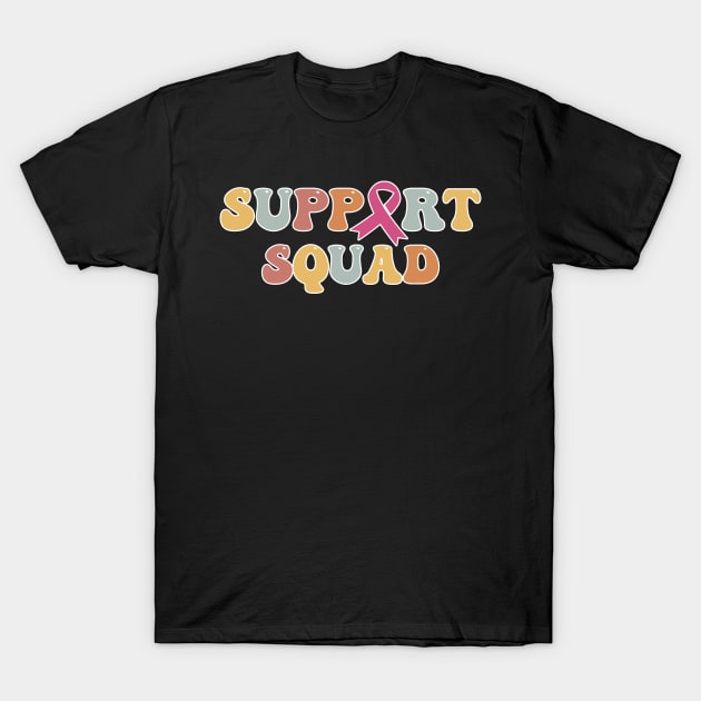 Support Squad - Cancer Awareness T-Shirt by kim.id